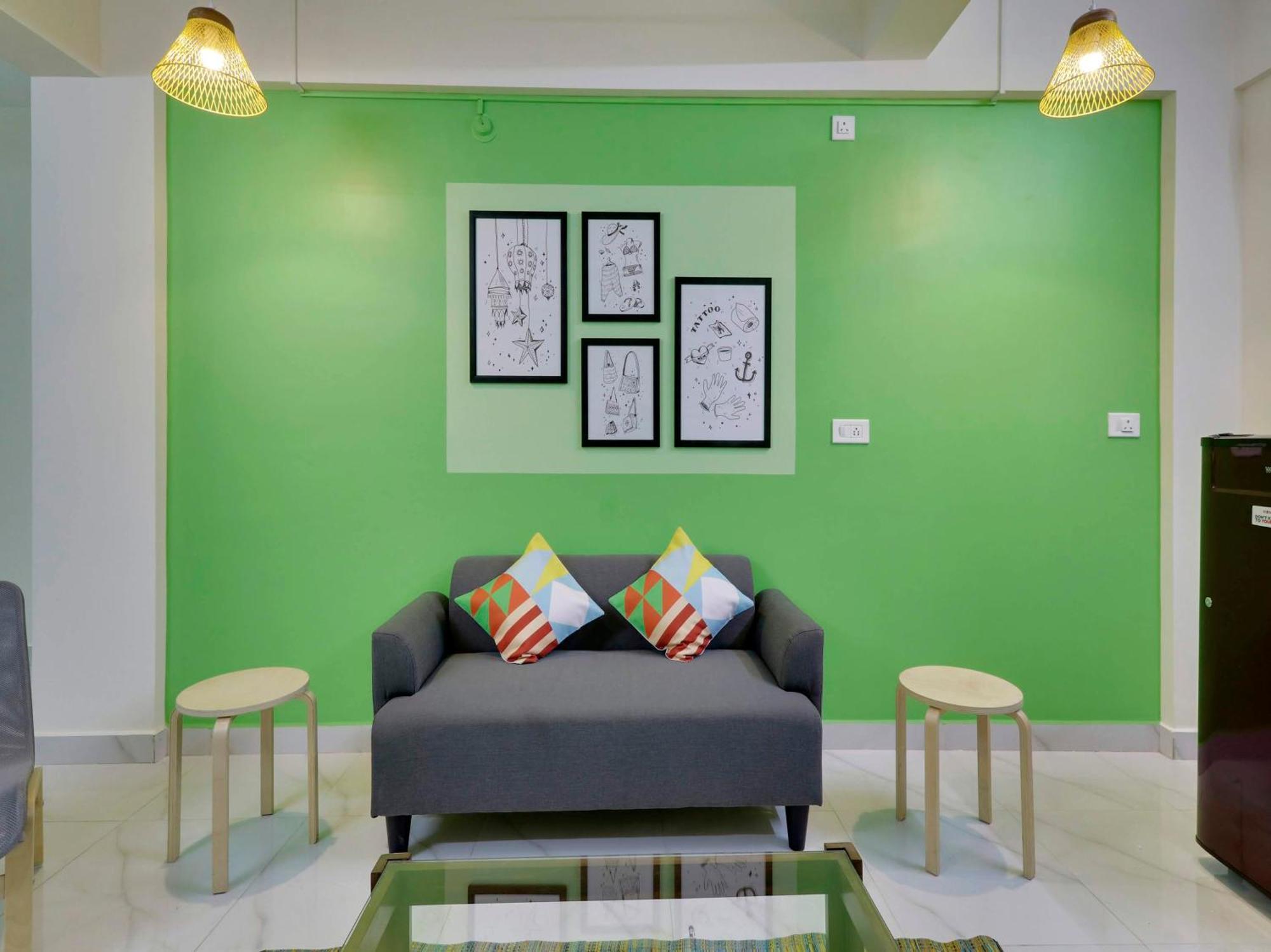 Luxury 2Bhk Apartment Near Calangute Baga Beach With Pool Exteriör bild