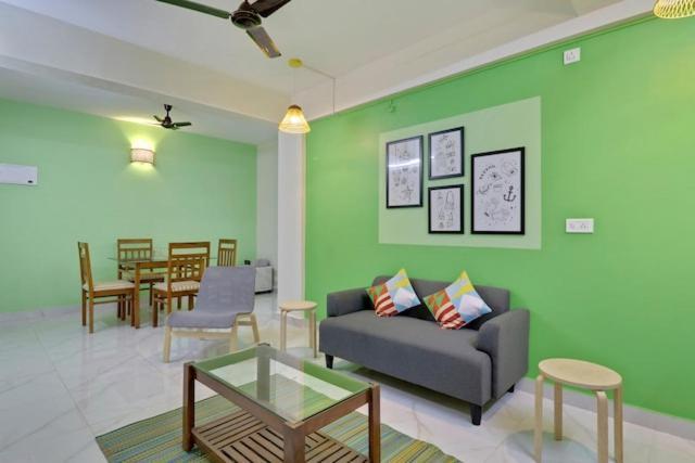 Luxury 2Bhk Apartment Near Calangute Baga Beach With Pool Exteriör bild