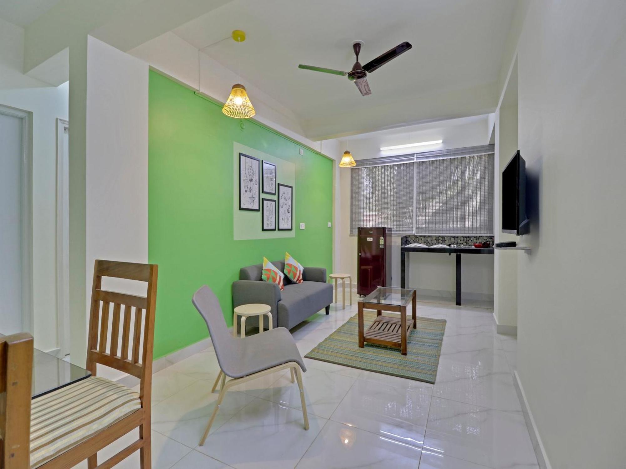 Luxury 2Bhk Apartment Near Calangute Baga Beach With Pool Exteriör bild