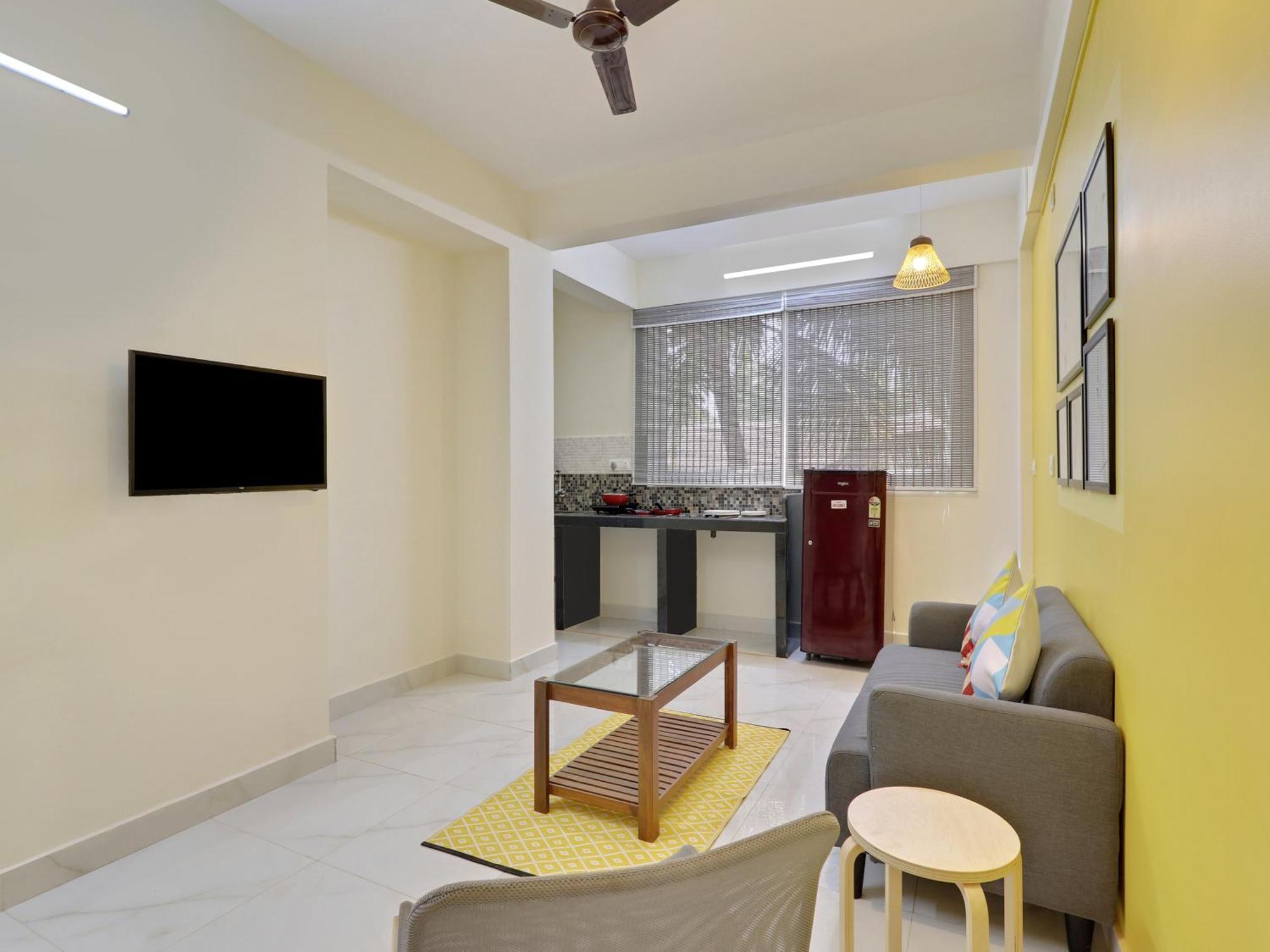 Luxury 2Bhk Apartment Near Calangute Baga Beach With Pool Exteriör bild