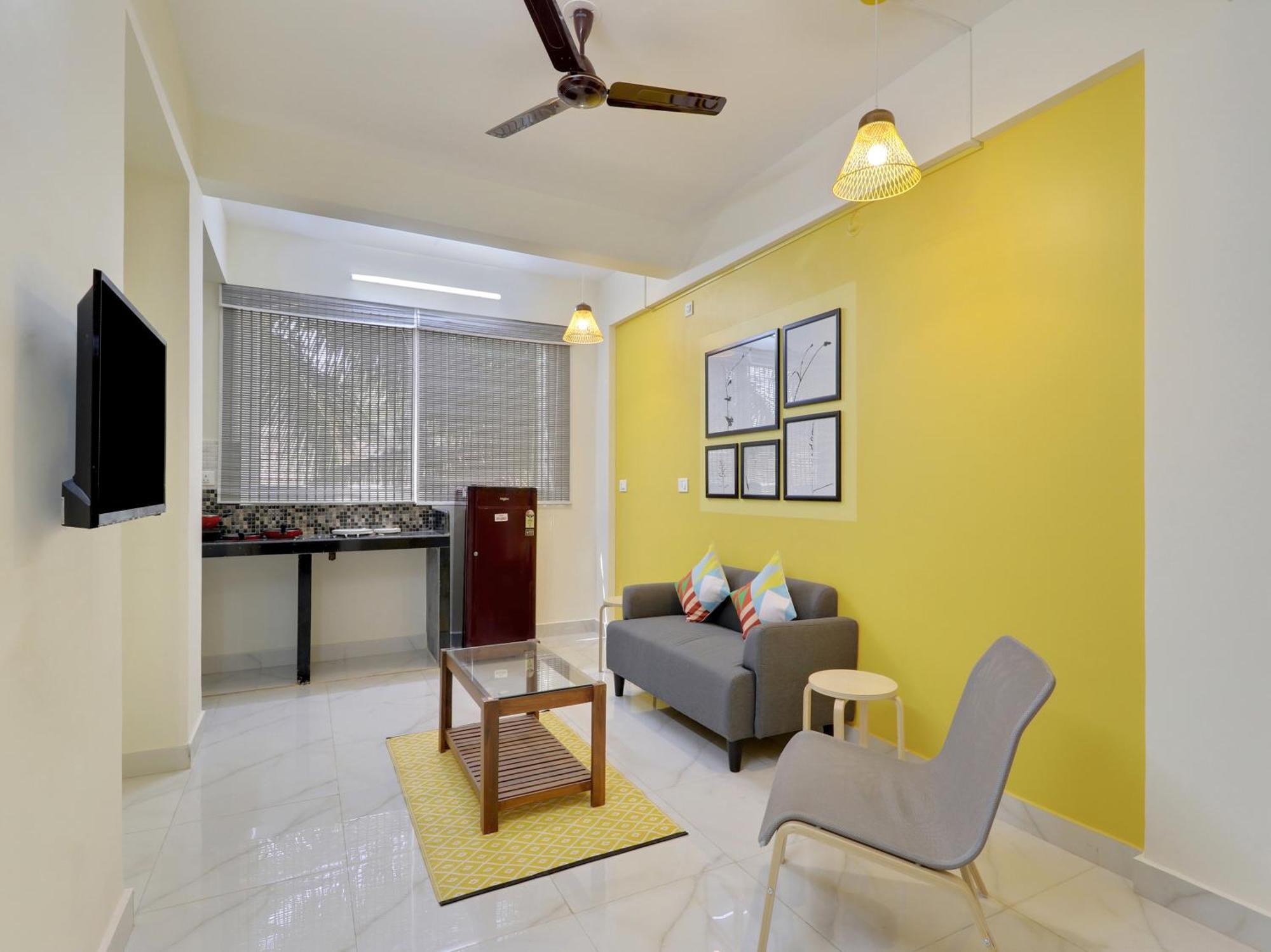 Luxury 2Bhk Apartment Near Calangute Baga Beach With Pool Exteriör bild